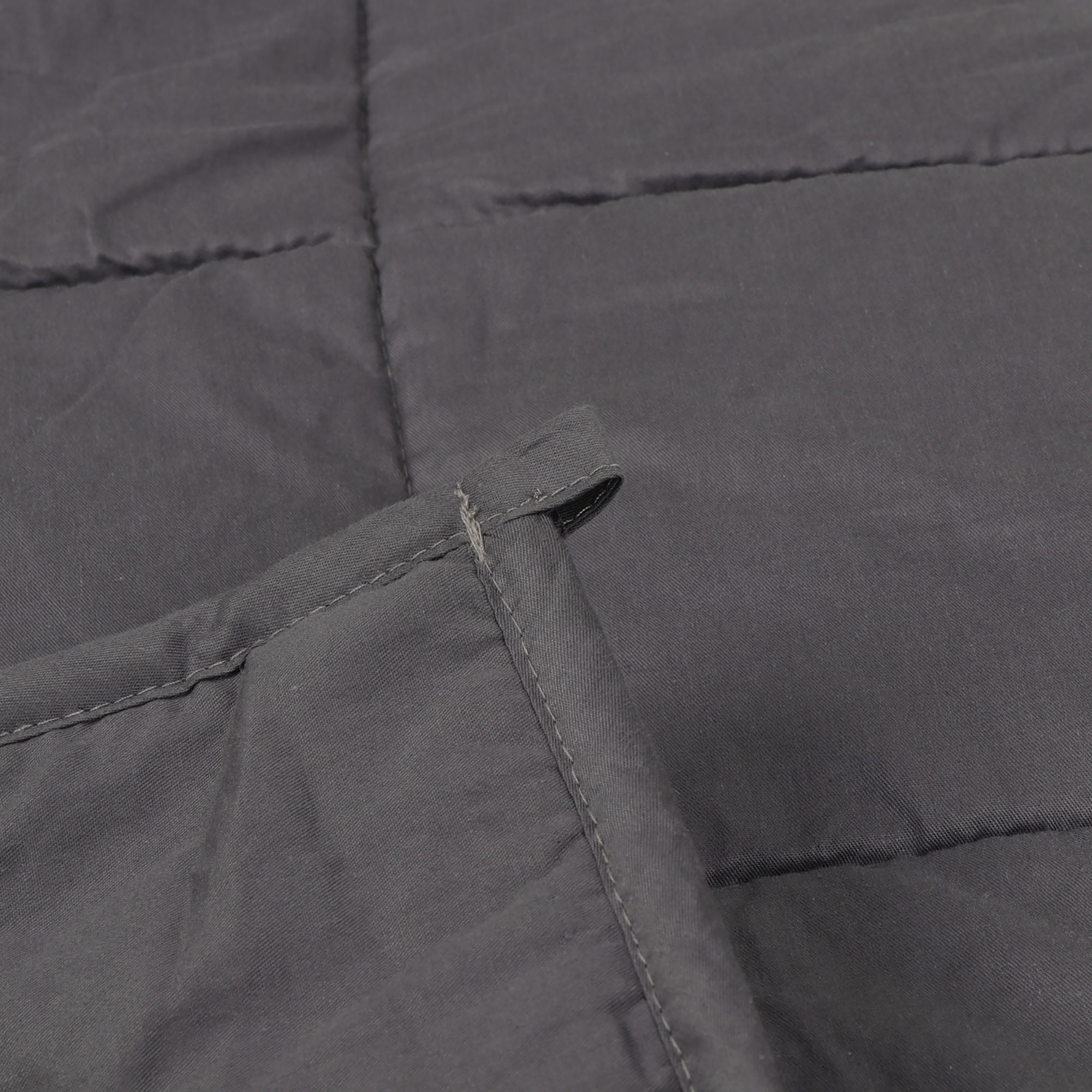 ZENSTYLE Quality Sleeping Full/Twin Size Cotton Weighted Blanket 48 x 72", 15lbs Deep Grey