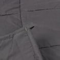 thumbnail image 2 of ZENSTYLE Quality Sleeping Full/Twin Size Cotton Weighted Blanket 48 x 72", 15lbs Deep Grey, 2 of 6