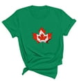 thumbnail image 3 of FAIWAD T-Shirt d'Été pour Femmes de la Fête du Canada, Léger, à Manches Courtes, Col Rond, T-Shirts Hauts, Imprimé Graphique, Blouses de Détente Basiques, 3 of 3