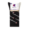 thumbnail image 2 of Champion Men’s Crew Socks 3 Pack – Half Terry Cushion, Moisture-Wicking, Arch Support, Stretch Comfort, Sizes 6–12.5, 2 of 7