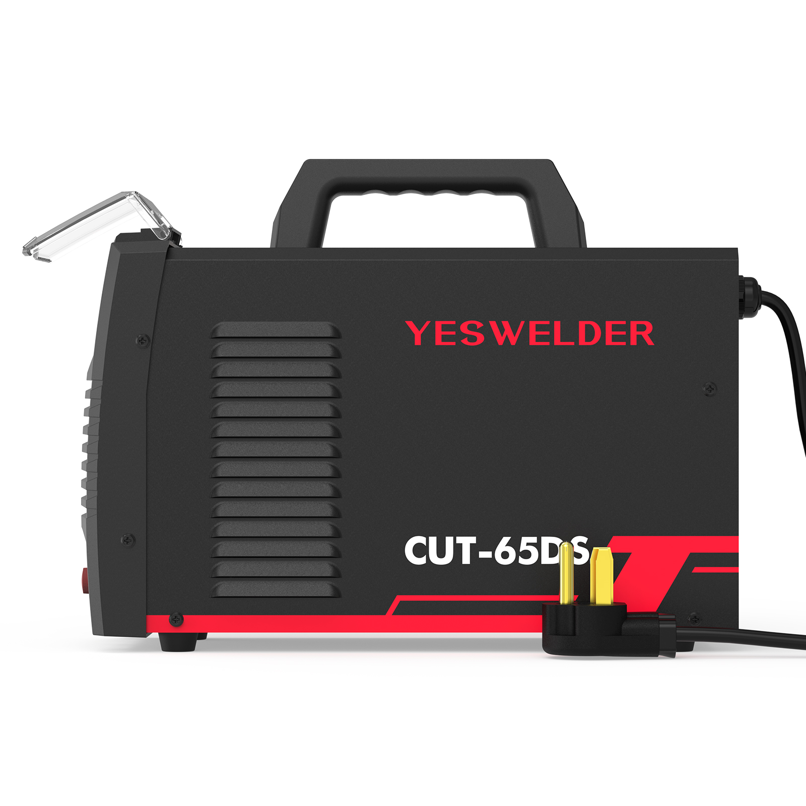 YESWELDER CUT-65DS, 65 Amp Non High Frequency Non-Touch Pilot Arc Digital Plasma  Cutter, DC Inverter 110/220V Dual Voltage Cutting Machine New model 