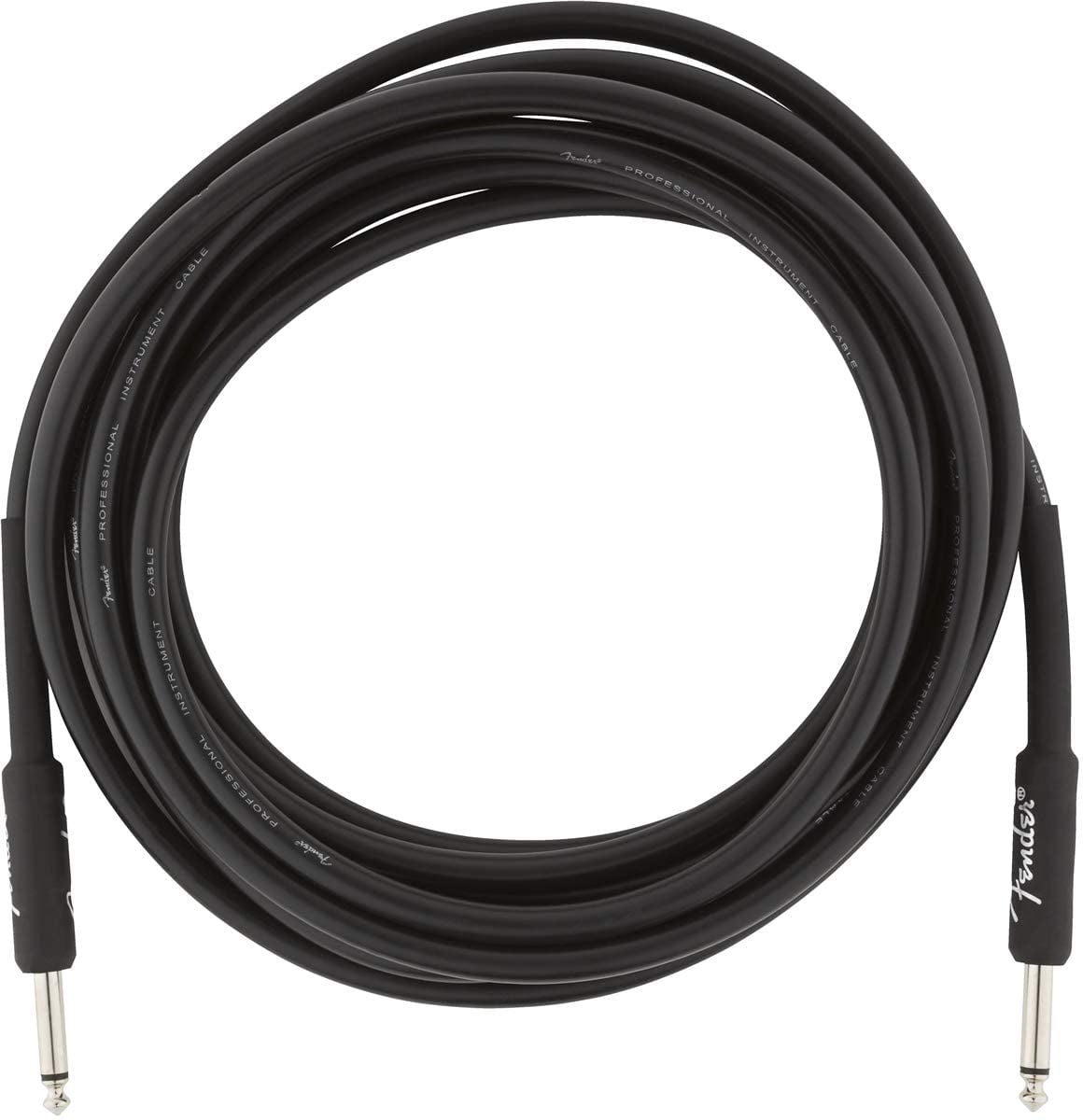 Fender 15' Professional Series Straight/Angle Instrument Cable #0990820059-15 ft