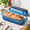 Lake Blue, variant on Mocha Enameled Cast Iron Loaf Pan With Lid 2-in-1 Dutch Oven for Baking