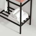 thumbnail image 3 of LOFI 24" Freestanding Bathroom Vanity with Red Basin and Black Open Metal Leg, 3 of 6