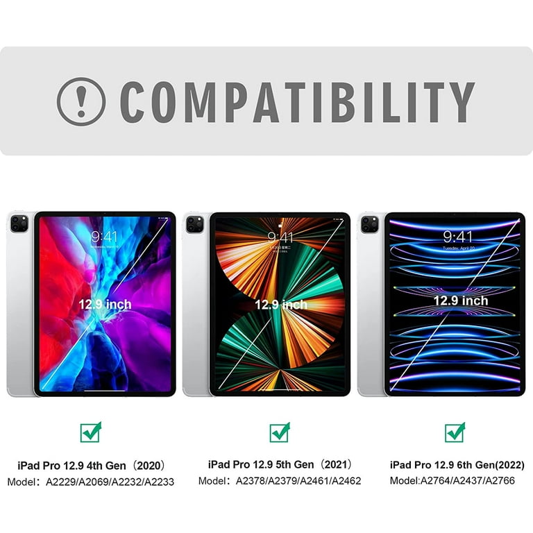 iPad Keyboard Case for iPad Pro 12.9” 2022/2021/2020 (6th iPad Keyboard Case for iPad Pro 12.9” 2022/2021/2020 (6th