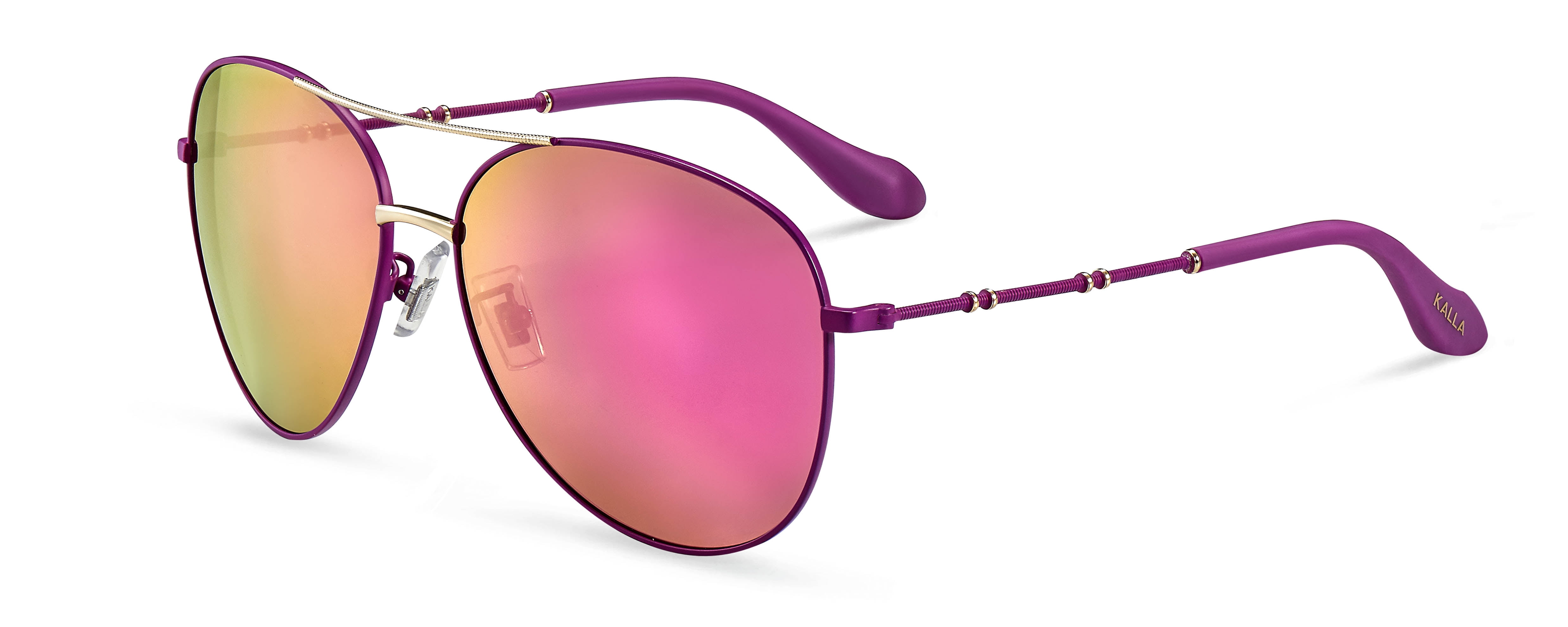 KALLA KL5617C5 Women Ultra Lightweight Aviator Sunglasses Polarized UV400 Protection Fashion Eyewear