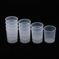 thumbnail image 4 of Paquete de 30 tazas graduadas herramienta de fundición de joyas de resina de pintura 100ml, 4 of 7