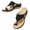 Black, variant on Womens Orthotic Slide Sandals,Slip On Flip Flops Ring Toe Summer Open Toe Gladiator Flat Sandals with Arch Support Comfy Sandals for Women