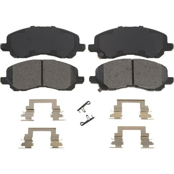Front Brake Pad Set - Compatible with 2007 - 2017 Jeep Patriot 2008 2009 2010 2011 2012 2013 2014 2015 2016