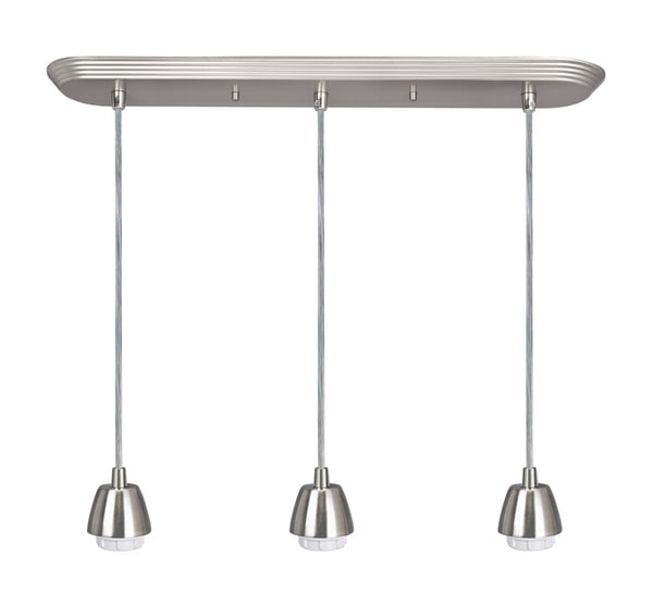 Transitional Design in Brushed Nickel with Clear Glass Shade Aspen Creative 62085 5 Wide One-Light Metal Bathroom Vanity Wall Light Fixture