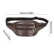 thumbnail image 3 of Riñonera de cuero de gran capacidad, deportiva, tipo mensajero, para hombre, de cuero, para teléfono móvil, para el pecho, de cuero., 3 of 6