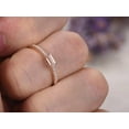thumbnail image 6 of HeartsAndYou 0.3ct Natural Morganite & Diamond Engagement Ring Minimalist 14k SOLID Rose Gold, 6 of 9