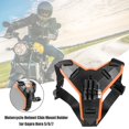 thumbnail image 1 of Camera Motorcycle Helmet Chin Strap Mount for Yi GoPro Hero OSMO (Orange), 1 of 9