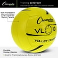 thumbnail image 3 of Champion Sports Training Volleyball, Size 7, Indoor and Outdoor, with Soft, Hand-Sewn Nylon Panels - Small, Lightweight Volleyballs for Practicing, Recreation - Premium Volleyball Equipment and Gear, 3 of 6