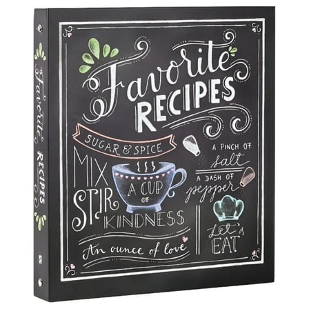 Deluxe Recipe Binder: Deluxe Recipe Binder - Favorite Recipes (Chalkboard) (Other)
