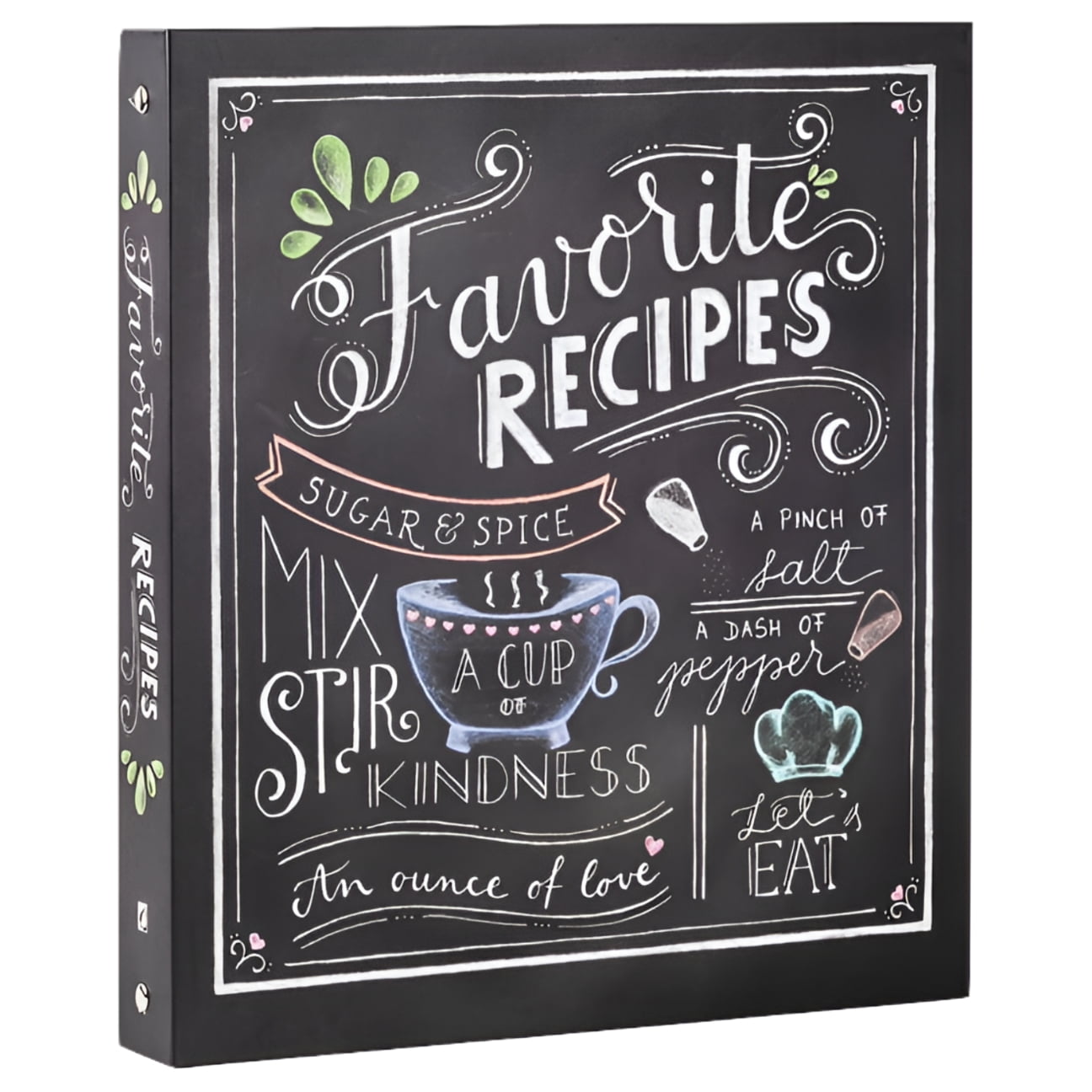 Deluxe Recipe Binder: Deluxe Recipe Binder - Favorite Recipes (Chalkboard) (Other)