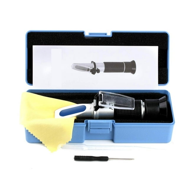 Handheld Alcohol Sugar Refractometer Digital Tester Wine Concentration Meter Densitometer 0-25% Alcohol Beer 0-40% Grapes