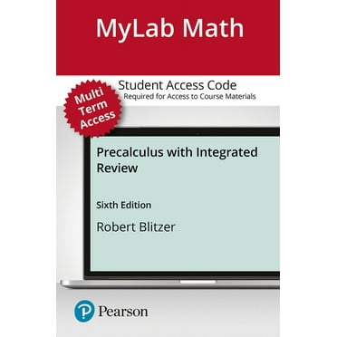 Mylab Math with Pearson Etext -- 24-Month Standalone Access Card -- For Precalculus with Integrated Review, (Audiobook Download)