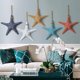 thumbnail image 4 of Adorno colgante de pared de , playa, mar Tropical, decoración de , naranja Gloria Colgante de pared de estrella de mar, 4 of 8