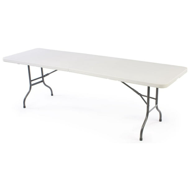 8 Foot Portable Folding Table With, How Wide Are 8 Foot Tables