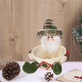 thumbnail image 4 of Christmas Candy Storage Basket Santa Claus Reindeer Snowman Candy Basket Christmas Decoration Candy Bowl Dish Xmas Sugar Snack Container for Desk Table Decoration, 4 of 6