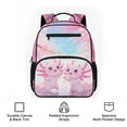 thumbnail image 6 of Aplkyhs Backpack for Kids Teens Cherry Blossom Axolotl Age 6-18 Cute Cartoon Print School Bag Ergonomic Adjustable Straps Lightweight Bookbag for School Travel, 6 of 7