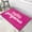 Hot Pink, variant on Get Naked Bath Mat Black and White Bathroom Rugs Non Slip Soft Thick Microfiber Bath Rug Fun Bathroom Decor Washable 20x32 Inch