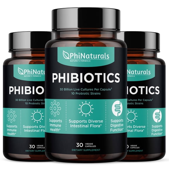 PhiNaturals Probiotic (Pack of 3) Supplement