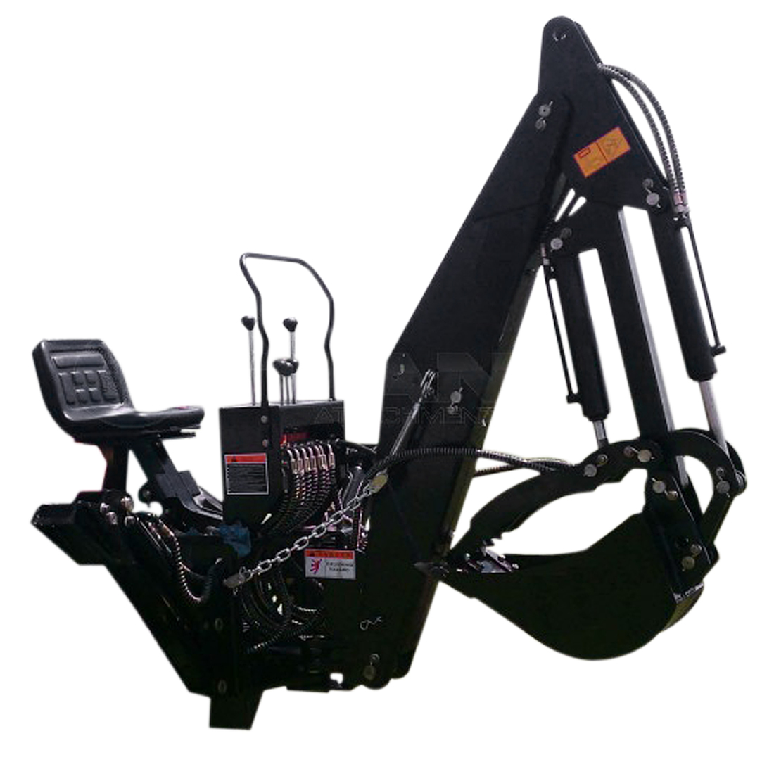 Titan Attachments 6' ft 3 Point Backhoe with Thumb Excavator Tractor
