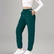 thumbnail image 3 of Gibobby Pantalones para mujer deportivos Pantalones de chándal de forro polar peludo para mujer, pantalones de forro polar con cordón grueso y cálido para invierno(Verde,G), 3 of 5