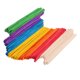thumbnail image 4 of EeaseMX 100 palitos de madera de colores para manualidades, juguetes para niños, palitos de helado para manualidades, diseños creativos (50 palitos de color natural y 50 palitos de colores), 4 of 7