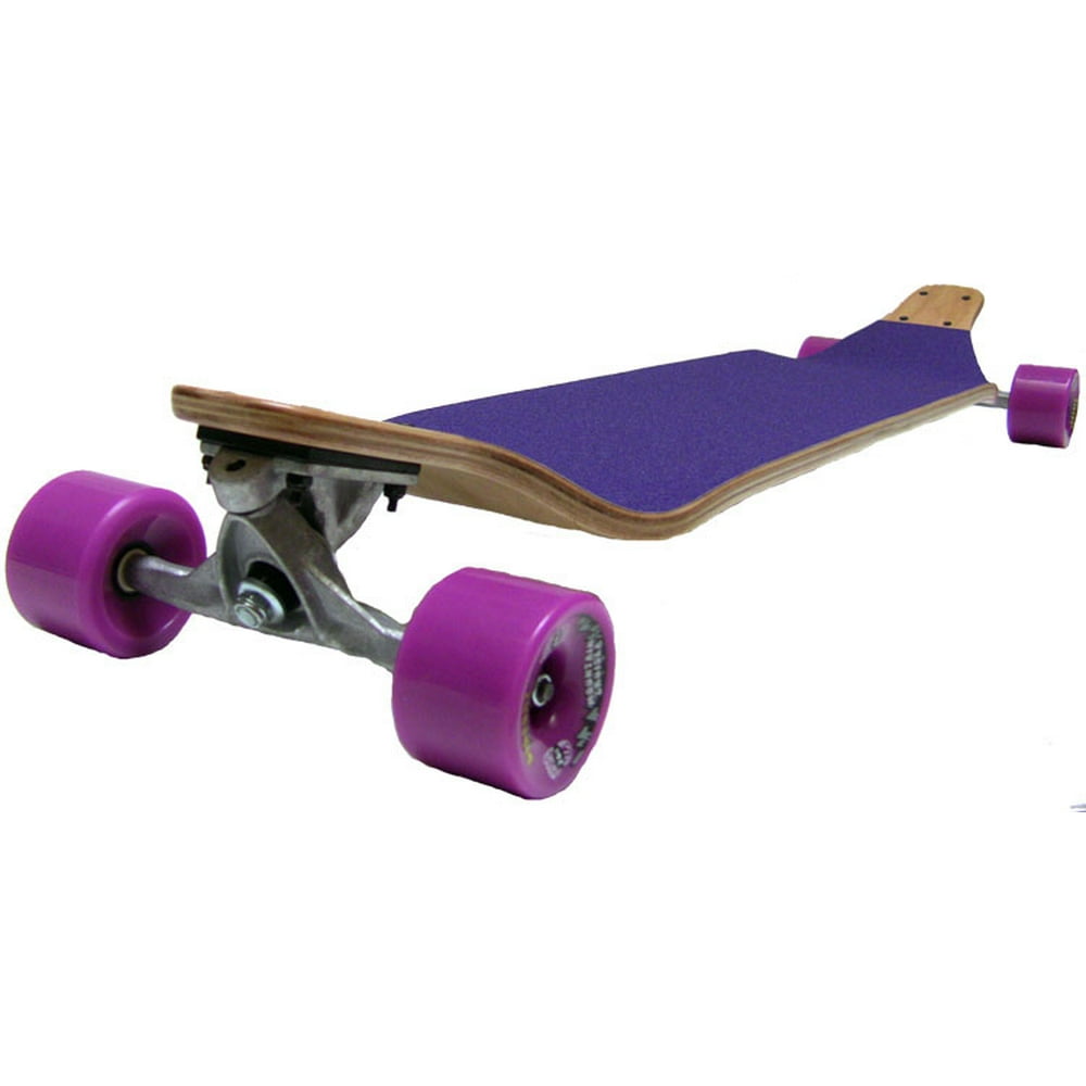 PURPLE SPEED BOARD DROP DOWN Complete LONGBOARD 8x40