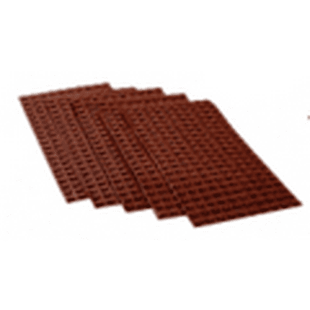 

CRL BRB1PK Convenient Pack of Brown Protective Bumpads - Pack of 1000
