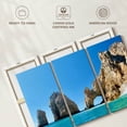 thumbnail image 6 of Elephant Stock Arch Of Cabo San Lucas Wall Art - Horizontal Multi Panel Canvas - Living Room Wall Decor - Beach Multi Panel - Blue And Yellow Decor - 65" x 42", 6 of 8