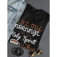 thumbnail image 3 of Holy Spirit And Coffee T-Shirt Women -SPIdeals Designs, Female XX-Large, 3 of 4