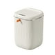 thumbnail image 1 of Cubo de basura automático, botes de basura para baño con tapas, inodoro que ahorra espacio, cubo de basura eléctrico para sala de estar, cocina y baño 22L blanca de leche mayimx bote de basura de cocina, 1 of 9