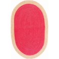 thumbnail image 2 of Aizza Trends Handmade Hand Crafted Eco -Frendly Jute Floor Area Rug-Floor Carpet Rug-Floor Runner Rug-Center Table Carpet Rug-Bed Side Runner Rug-Make in India-4 x 6 Feet Oval ( 120 cm x 180 cm ), 2 of 4