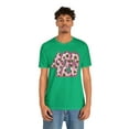 thumbnail image 4 of Unisex Jersey Short Sleeve Tee Cute Pink and Green 420, 4 of 12