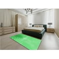 thumbnail image 4 of Ahgly Company Indoor Rectangle Patterned Neon Green Area Rugs, 4' x 6', 4 of 6