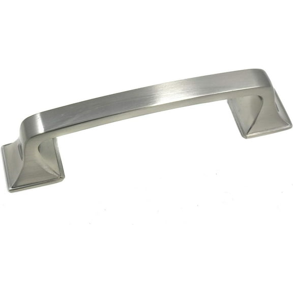 Laurey 57128 - 3.75 Inch - 96mm Inch Newport Cabinet Hardware Pull - Satin Nickel