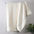 thumbnail image 4 of Superior Egyptian Cotton Absorbent Ivory Bath Towel Set of 2, 4 of 15