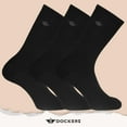 thumbnail image 5 of Dockers Men's Performance Socks - 3-Pairs and 6-Pairs Athletic and Dress Crew Socks, Black 2 (3-PK), 5 of 9