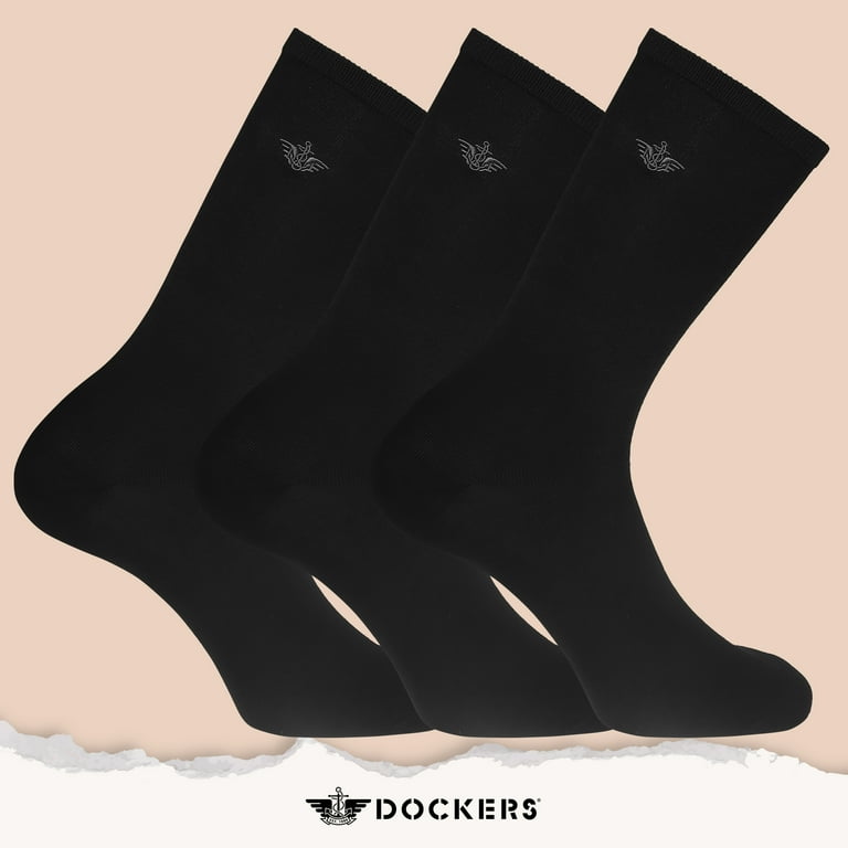 dockers men's classics dress flat knit crew socks Dockers Men's Big and Tall Classics Dress Flat Knit Crew Socks Multipacks, Black (5 Pair), Shoe Size: 12-15 : Amazon.com.au: Clothing, Shoes & Accessories