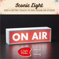 thumbnail image 3 of ON AIR Sign Wall Mountable Pulsing On Air Light Sign, Recording Studio Lights and Decor, 3 of 8