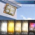 thumbnail image 2 of Waterproof Solar Flood Light with Stand & 4 Modes,288 LED Portable Work Solar Light,2400mAh Battary Rechargeable Camping Light for Car Repair,Emergency,Hiking,Gifts for Father, 2 of 10