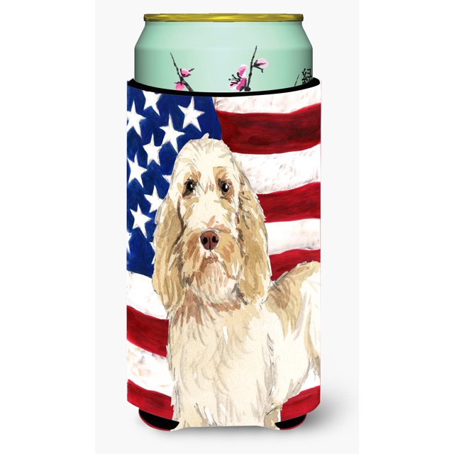 ""Caroline'S Treasures Ck1712Tbc Patriotic Usa Spinone Italiano Tall Boy Hugger Bebidas Frías-Koozies Multicolor""