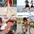 thumbnail image 4 of Zapatillas deportivas VGUBLG, planas, blancas, 137 cm, para zapatillas, 4 of 6