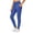 AB986 Blue, variant on Womens Breathable Taper Leg Yoga Pants Solid Color Drawstring Elastic Waist Trousers With Pockets Ladies Beach Vacation Workout Pants Grey Size Xxxl