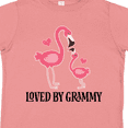thumbnail image 4 of Inktastic Grammy Loves Me Flamingo Grandchild Girls Toddler T-Shirt, 4 of 5