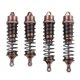 thumbnail image 1 of 4pcs RC Front Rear Shock Absorber for ARRMA 1/8 for Typhon for Outcast Aluminum Alloy RC Car Spring Damper Brown, 1 of 1